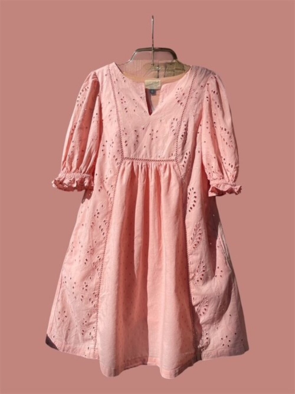 Universal Thread Women Dress Puff Short Sleeve